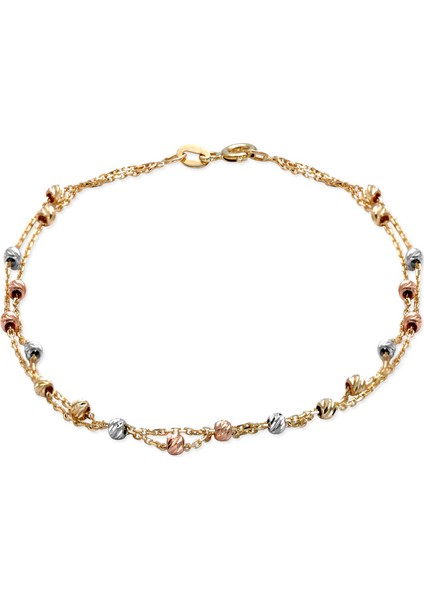 Çift Sıra Dorika Toplu Altın Bileklik fiyatları