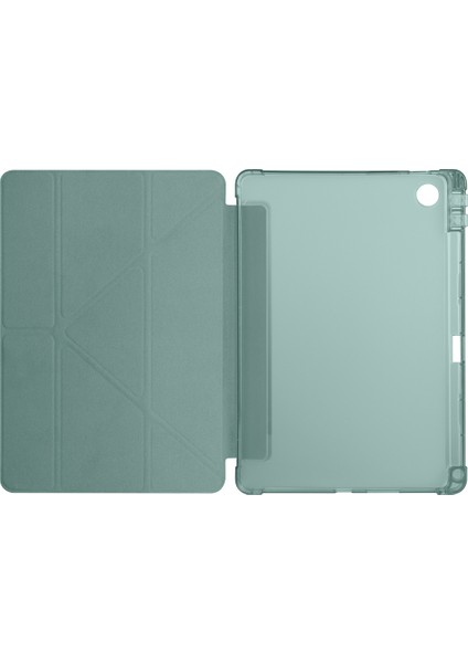 Honor Pad X9 Pro Yatay ve Dikey Standlı Antişok Köşe Korumalı Kalemlikli Origami Slikon Kılıf modelleri