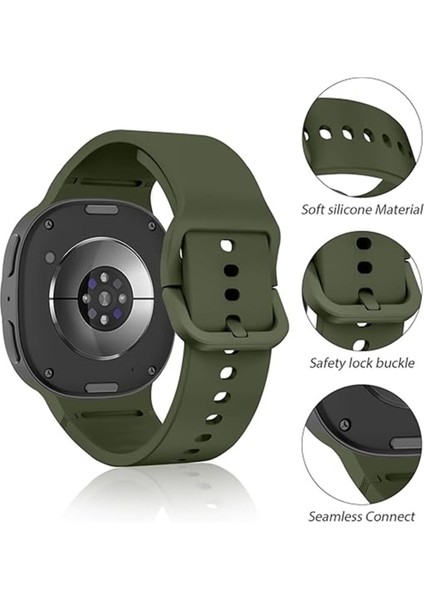 Samsung Galaxy Watch 8 40MM /watch 8 44MM / Classic 46MM Uyumlu Ayarlanabilir Yumuşak Silikon Kordon fiyatları