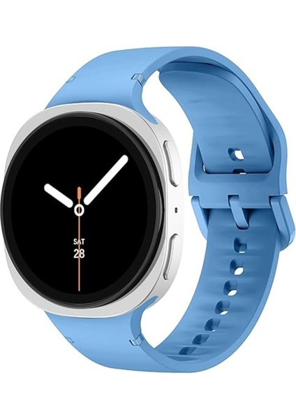 Samsung Galaxy Watch 8 40MM /watch 8 44MM / Classic 46MM Uyumlu Ayarlanabilir Yumuşak Silikon Kordon