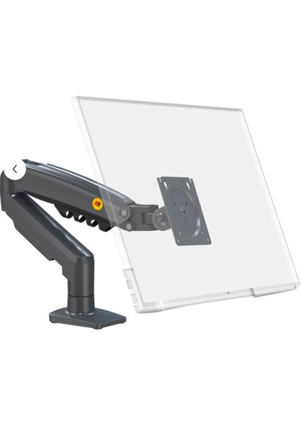 Monitör Standı North Bayou Nb F80 (2025 Yeni Model) Amortisörlü Tekli Monitör Standı Gri (17-32 Inç)-(2-9 Kg)