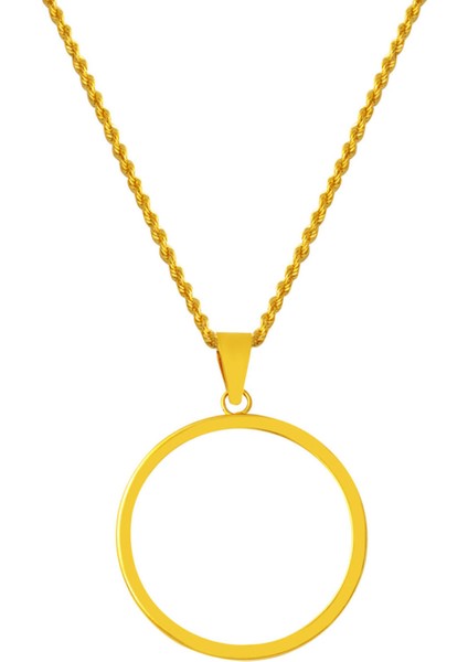 Tam Altın Takılabilen Kolye 14 Ayar