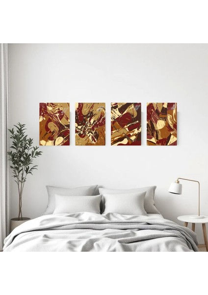 :temperli Cam Dörtlü Set Tablo, Tablo, Dörtlü Tablo, Uv Baskı, Cam Tablo, 4’lü Set, CDT003 fiyatları