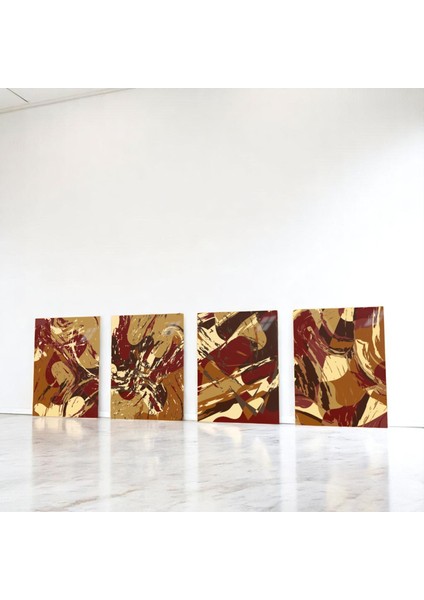 :temperli Cam Dörtlü Set Tablo, Tablo, Dörtlü Tablo, Uv Baskı, Cam Tablo, 4’lü Set, CDT003 indirimleri