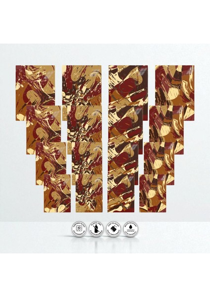 :temperli Cam Dörtlü Set Tablo, Tablo, Dörtlü Tablo, Uv Baskı, Cam Tablo, 4’lü Set, CDT003