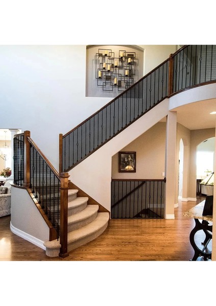 Siyah Çocuk ve Evcil Hayvan Koruyucu Korkuluk Filesi, Balkon ve Merdiven Güvenliği Için