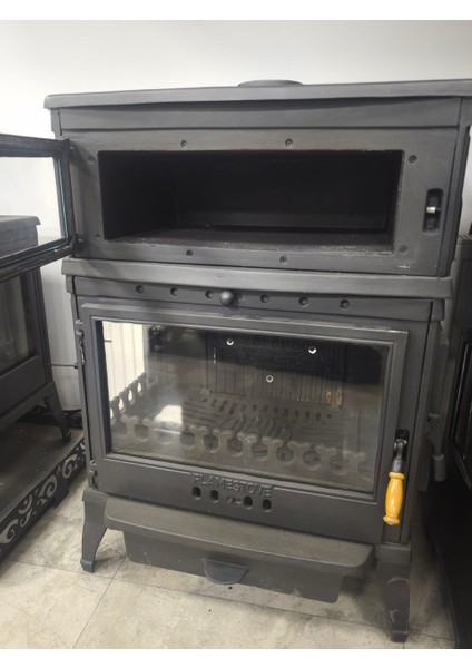 FS-045-YKAK Retro Lüx Dik Fırınlı Alttan Küllüklü Pik Döküm Soba fırsatları