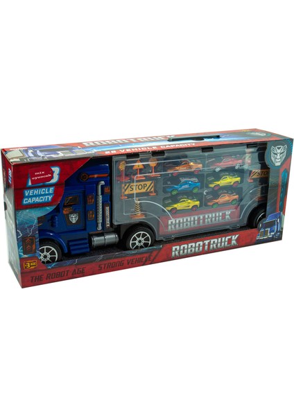 Oyuncak Taşıyıcı Tır Dev Boy 6 Adet Metal Araba 60 cm Tır fırsatları