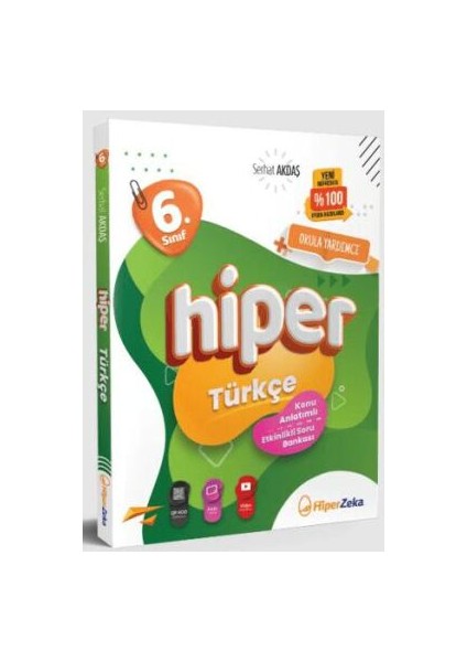 Hiper Zeka Yayınları 2026 6. Sınıf Hiper Türkçe Konu Anlatımlı Soru Bankası