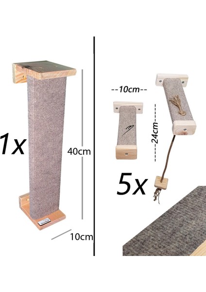 Yumuşak Peluş Kedi Oyun Seti, Merdiven, Köprü ve Tırmalama Platformu fırsatları