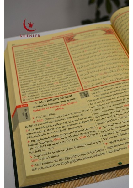 Bilgisayar Hatlı, Renkli, 3 Lü Kur'an-I Kerim Cami Boy indirimleri