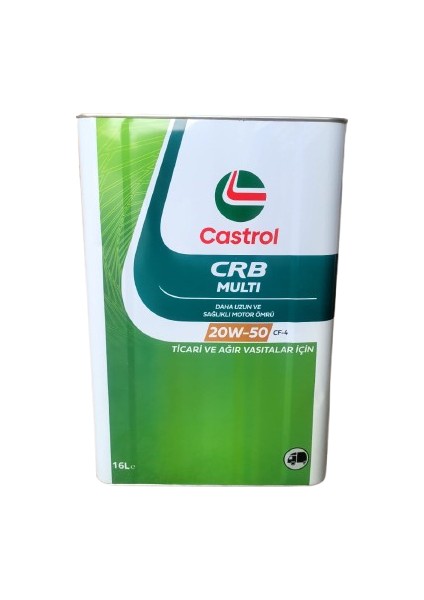 20W50 Cf-4 Ticari ve Ağır Vasıtalar Için Motor Yağı 16 Litre