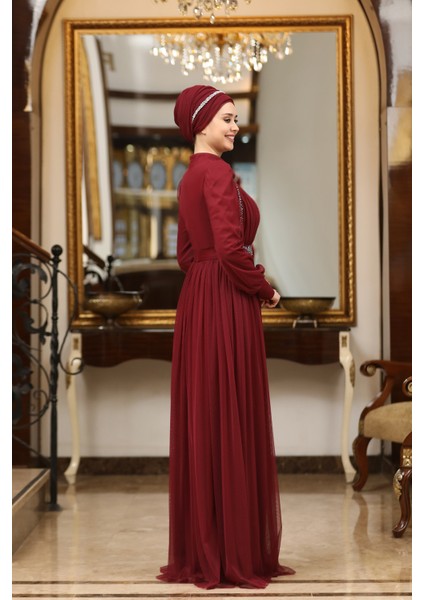 Büyük Beden Tül Efsane Abiye modelleri