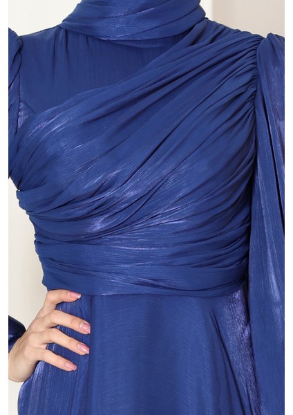 Omuz Detaylı Bahar Tesettür Büyük Abiye fırsatları