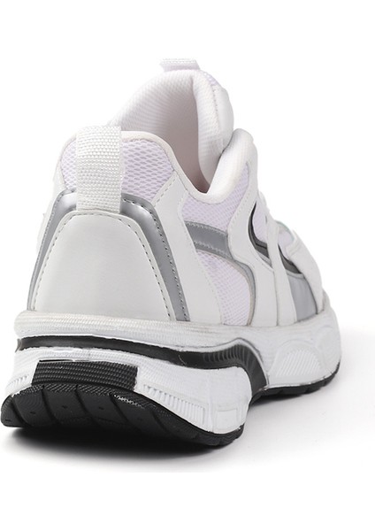 Kadın Beyaz Siyah Sneaker Günlük Ortopedik Spor Ayakkabı indirimleri