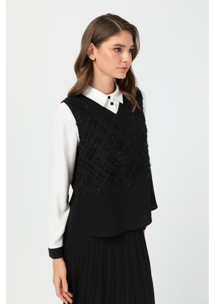 Tunik Süeter Piliseli Etekli Takım Siyah fırsatları