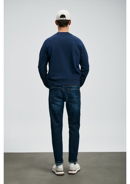 Grant Logolu Pamuklu Regular Fit Bisiklet Yaka Sweat Erkek Sweat 112030179