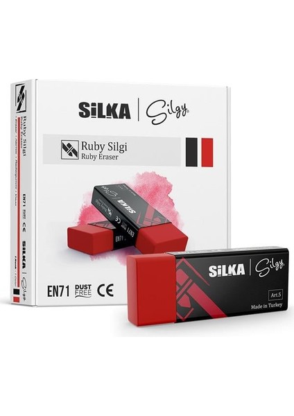 Rubby Öğrenci Silgisi 20 Li Kırmızı Art.5