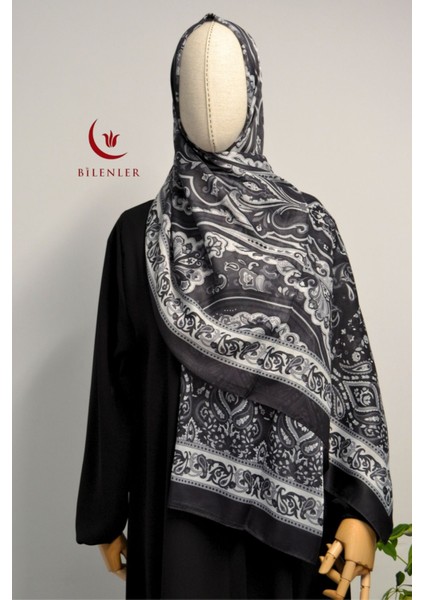 Etnik Desenli Pamuklu Şal – 70X190 cm