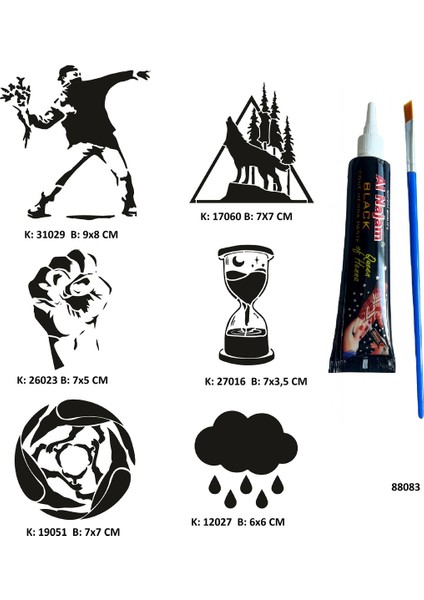 Dik Duruş Tüp Kına Ve Fırça Li Tattoo Geçici Dövme Seti fiyatları