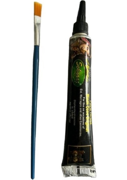 Şerit Sırt Bacak Tüp Kına Ve Fırça Li Tattoo Geçici Dövme Seti modelleri