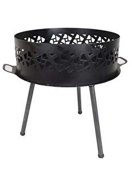 Campout Meriç Şömine Barbekü 5 mm Kalınlıkta Sağlam Pişirme Seti Kamp ve Doğa İçin