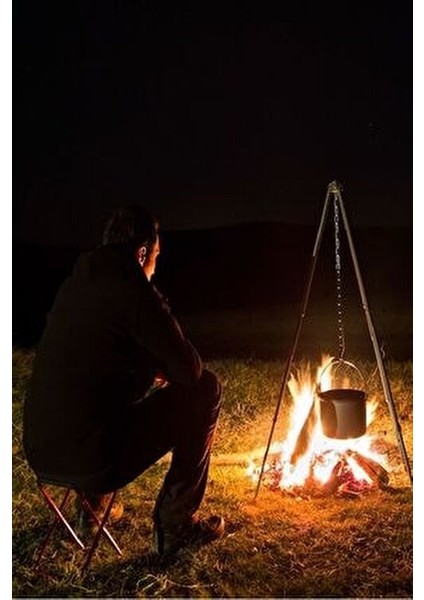 Campout Üç Ayaklı Metal Izgara Su Geçirmez Dayanıklı Tasarım Kamp İçin indirimleri