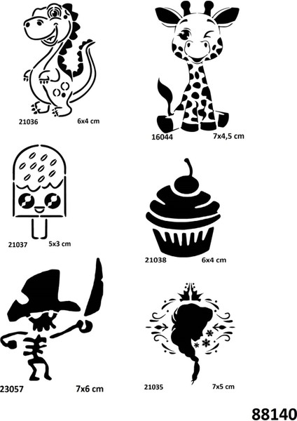 Çocuksu Modeller Hint Kınasıyla Geçici Dövme Yapma Seti indirimleri