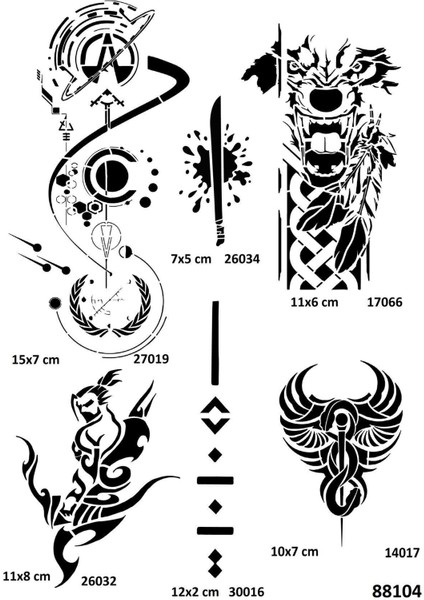 Fantastik Karizmatik Modeller Hint Kınasıyla Geçici Dövme Yapma Kiti fırsatları