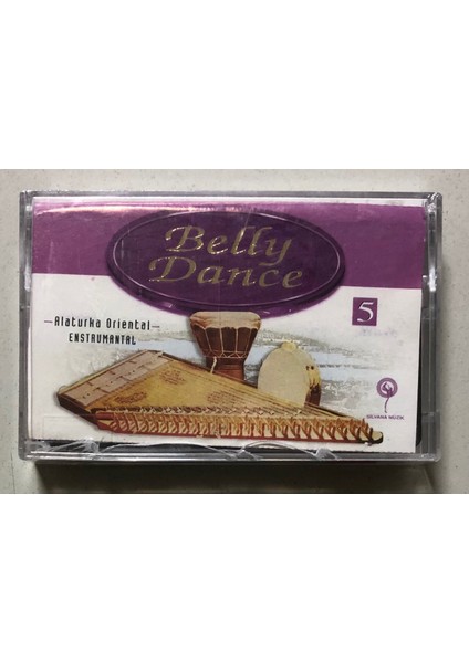 Belly Dance Alaturka Oriental Enstrumantal 5 Kaset (Jelatinli Sıfır Orijnal Dönem Baskı Kaset)