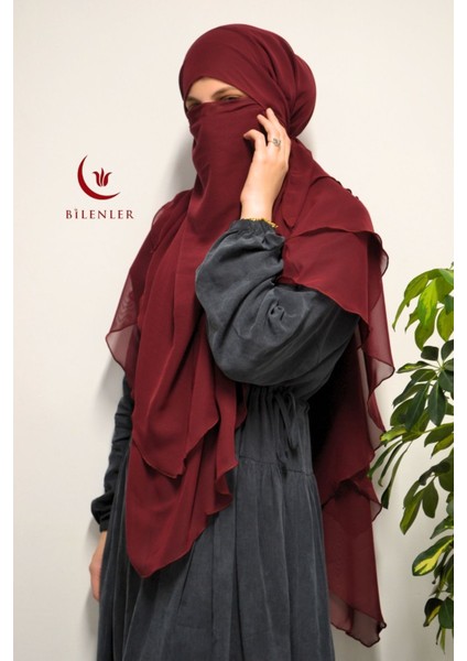 3 Katlı Şifon Sufle (Pratik Şal) modelleri