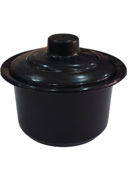 Plastik Pudralık Siyah (Kapaklı) SL-305