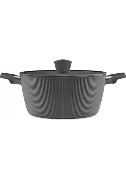 x Refika Swiss Crystal Purelıne Indüksiyon Tabanlı Servis Gereçli 12 Parça Tencere Seti Gri indirimleri