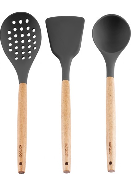 x Refika Swiss Crystal Purelıne Indüksiyon Tabanlı Servis Gereçli 12 Parça Tencere Seti Gri