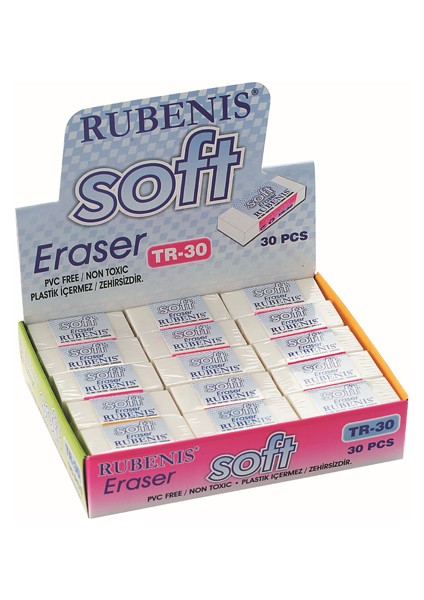 Silgi Soft 30 Lu Beyaz Tr-30