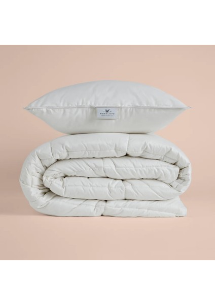 8,5 Tog Kaz Tüyü ve Mikrojel Dolgulu Çift Kişilik Yorgan - Opal Serisi fırsatları