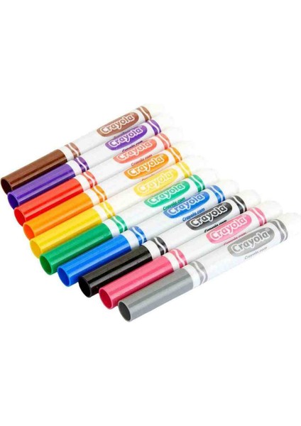 10 Ultra Clean Washable Markers-Amerikan-Nontoxic-10'lu Yıkanabilir Kalın Uçlu Keçeli Boya modelleri