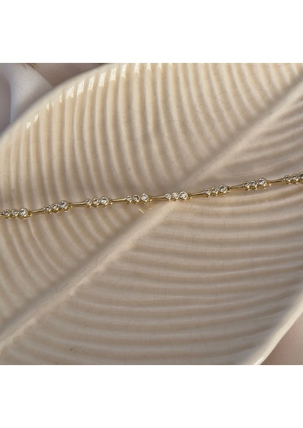 Premium Gold Taşlı Bileklik modelleri