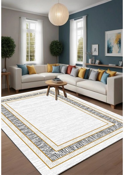 Gold Dijital Baskı Salon Halısı Kaymaz Tabanlı Yıkanabilir Halı Yolluk fiyatları