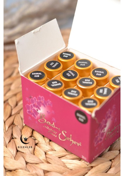 12’li Alkolsüz Fresh Esans Seti – 3 Cc’lik Özel Şişelerde (Dahnal Oud) modelleri