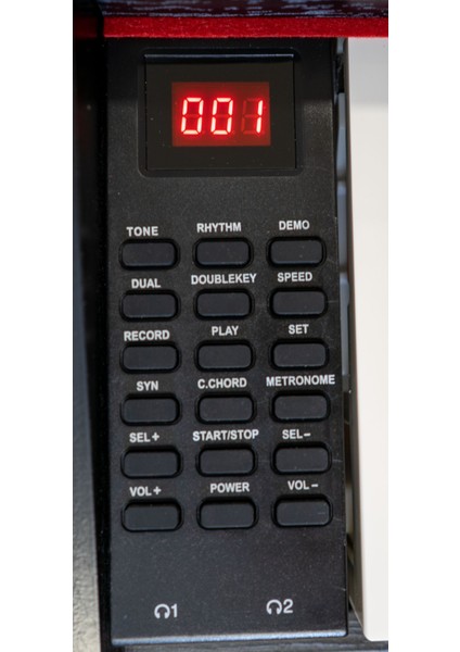 Hme BX-100 Bk Hammer Action Tuş Org | Super Reverb | 800 Ritim |1000 Adet Ses | Kayıt (Siyah)