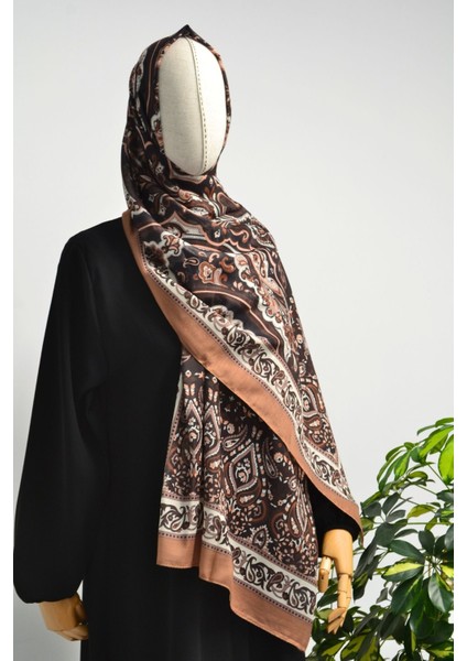 Etnik Desenli Pamuklu Şal – 70X190 cm