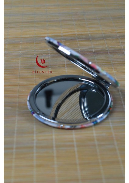 Cep Çanta Aynası,makyaj Aynası Etnik Desenli Dikdörtgen 6,5x8,5cm fırsatları