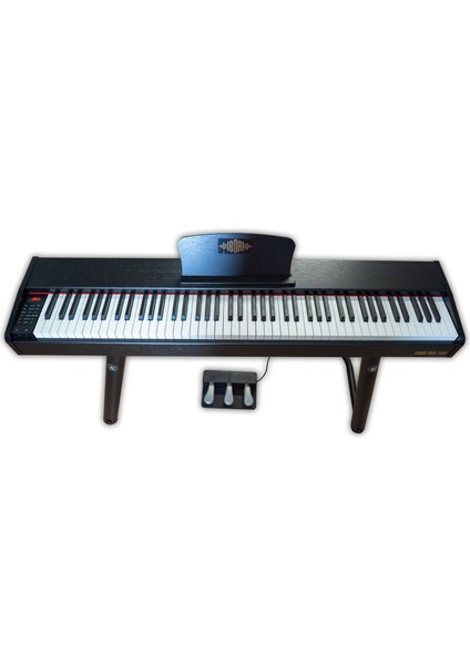 Hme BX-100 Bk Hammer Action Tuş Org | Super Reverb | 800 Ritim |1000 Adet Ses | Kayıt (Siyah)