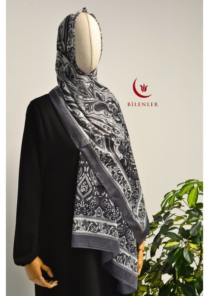 Etnik Desenli Pamuklu Şal – 70X190 cm