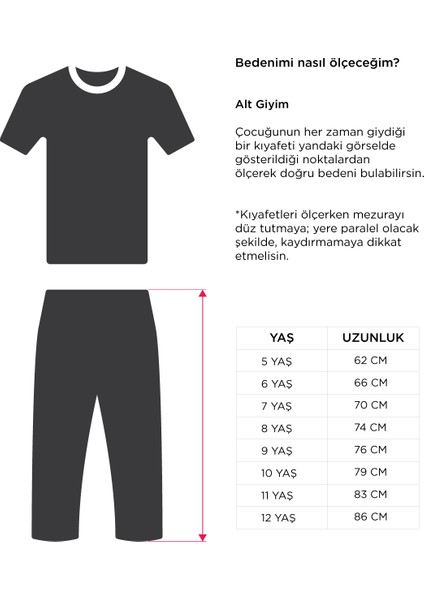 Kız Çocuk Beli Lastikli Şardonlu Eşofman Altı - 46463-53 fiyatları