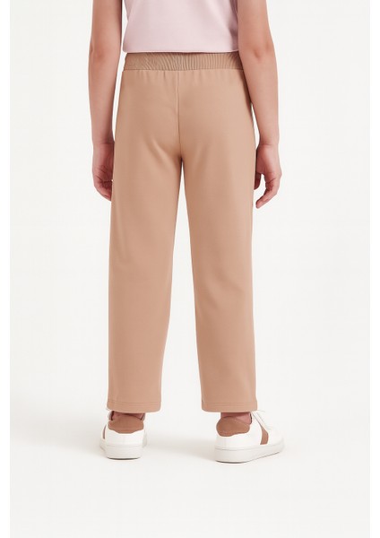 Kız Çocuk Beli Lastikli Şardonlu Eşofman Altı - 46463-53 modelleri