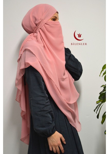 3 Katlı Şifon Sufle (Pratik Şal) modelleri