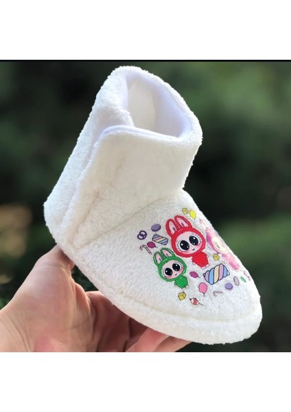 Kız Çocuk Cırtlı Panduf Labubu Panduf Kaydırmaz Taban Anaokulu Kreş Ev Ayakkabısı fiyatları