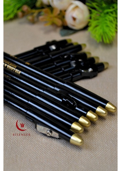 12’li Kalemtıraşlı Siyah Göz Kalemi – Klasik, Pratik ve Hac Umre Hediyeliğine Uygun modelleri